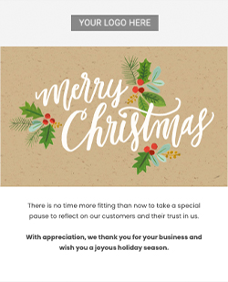 Holiday Email Template
